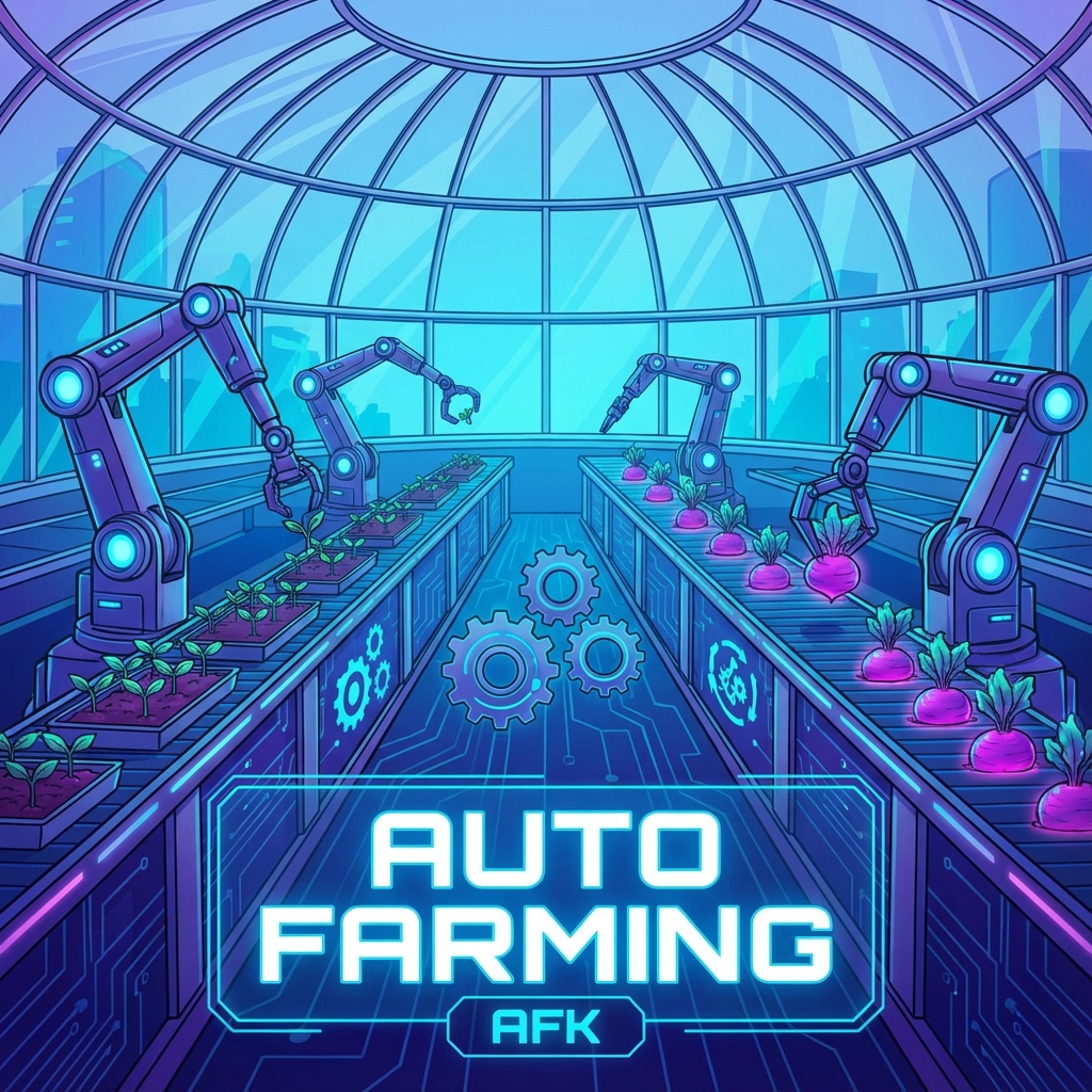 AFK farming strategies for Grow a Garden